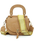 Fashion Flap Saddle Satchel Crossbody Bag