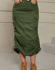 Cargo Midi Skirt