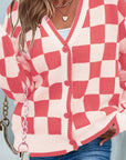 Checkered Cardigan