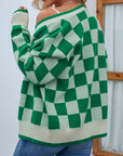 Checkered Cardigan