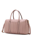 MFK Collection Luana Quilted Duffle Bag by Mia K