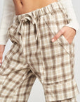 Squared Cargo Pants with Drawstrings - Online Only