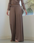 Fabina Smock Elastic Waist Maxi Palazzo Pant