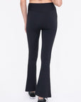 Mono B BRONZE - Ribbed Flare High-Waist Leggings