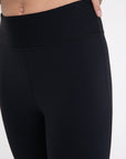 Mono B BRONZE - Ribbed Flare High-Waist Leggings