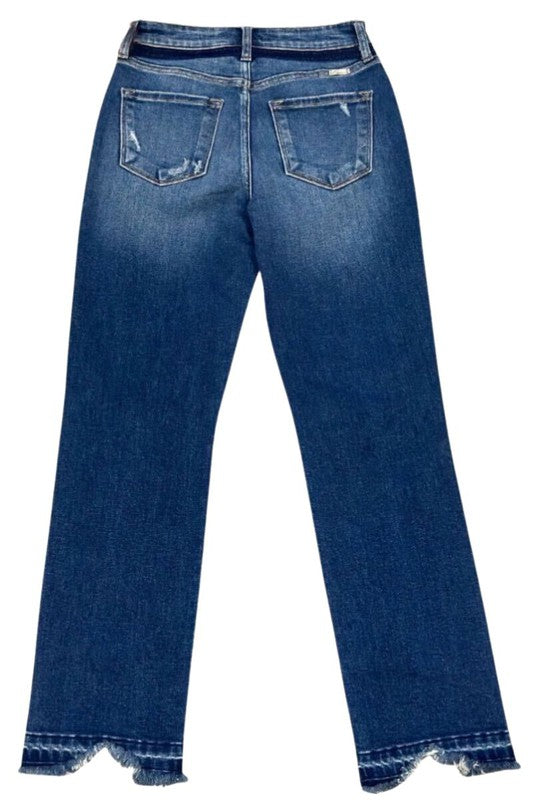 Kan Can USA High Rise Slim Straight Jeans