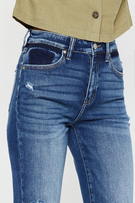 Kan Can USA High Rise Slim Straight Jeans