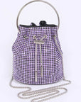 Oversize Rhinestone Iconic Bucket Bag