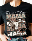 Country Mama Bull Graphic Tee - Online Only - My Pampered Life Seattle