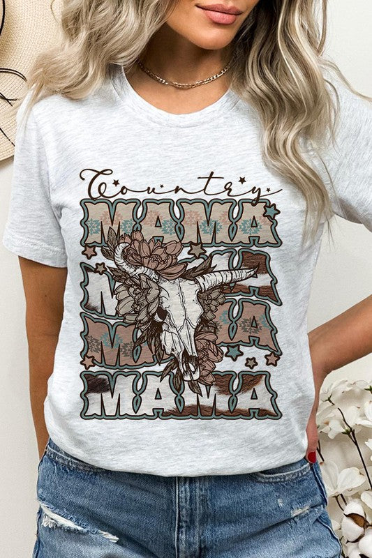 Country Mama Bull Graphic Tee - Online Only