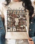 Country Mama Bull Graphic Tee - Online Only