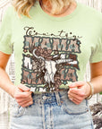 Country Mama Bull Graphic Tee - Online Only