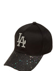 Rhinestone LA Charm Sparkle Baseball Cap