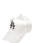 Rhinestone LA Charm Sparkle Baseball Cap