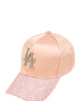 Rhinestone LA Charm Sparkle Baseball Cap