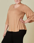 Fabina Bamboo Miss Day Curvy Top