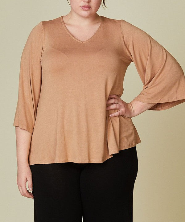 Fabina Bamboo Miss Day Curvy Top