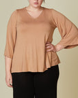 Fabina Bamboo Miss Day Curvy Top