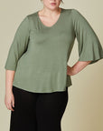 Fabina Bamboo Miss Day Curvy Top