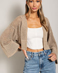 Eesome Eyelet Knit Cardigan - Online Only