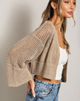 Eesome Eyelet Knit Cardigan - Online Only