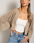 Eesome Eyelet Knit Cardigan - Online Only