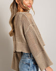 Eesome Eyelet Knit Cardigan - Online Only