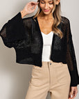 Eesome Eyelet Knit Cardigan - Online Only