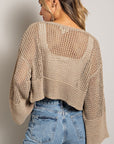 Eesome Eyelet Knit Cardigan - Online Only