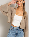 Eesome Eyelet Knit Cardigan - Online Only