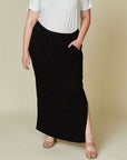 Fabina Bamboo Classic Skirt Curvy Sized