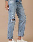 Insane Gene Rolled Up Boyfriend Jeans