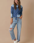 Insane Gene Rolled Up Boyfriend Jeans