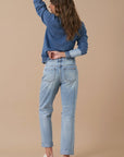 Insane Gene Rolled Up Boyfriend Jeans