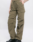 Love Tree Loose Fit Parachute Cargo Pants