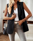 Double Breasted Blazer Vest