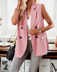 Double Breasted Blazer Vest