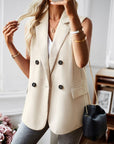 Double Breasted Blazer Vest