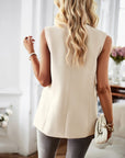 Double Breasted Blazer Vest