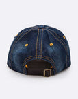 Route 66 Crystal Patch Denim Cap