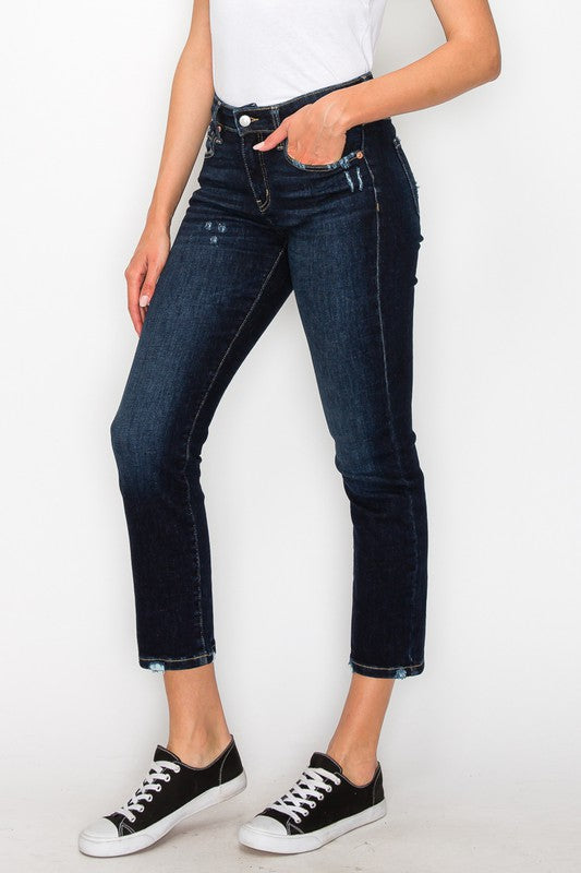 Artemis Vintage Plus High Rise Skinny Straight Jeans