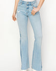 Artemis Vintage High Rise Boot Cut Panel Jeans