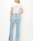 Artemis Vintage High Rise Boot Cut Panel Jeans