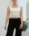 Fabina Bamboo Double Layer Crop Tank