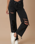 Insane Gene Flipped Waist Straight Jeans