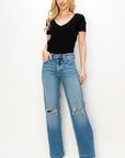 Artemis Vintage Plus Size High Rise Straight Jeans