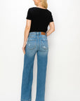 Artemis Vintage Plus Size High Rise Straight Jeans