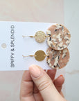 Zoey Earrings - Sandstone