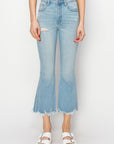 Artemis Vintage High Rise Crop Flare Jeans