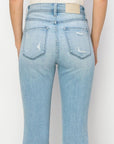 Artemis Vintage High Rise Crop Flare Jeans